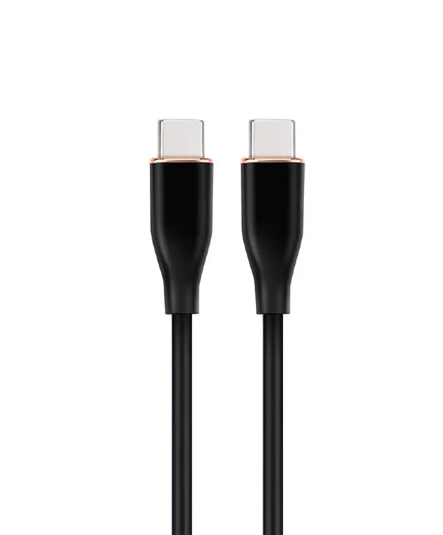 Cablu Gembird USB-C negru 60W 1.5 m silicon