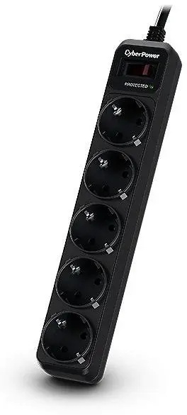 Prelungitor CyberPower B0520SC0-DE 5 prize 350 J 1.8 m negru