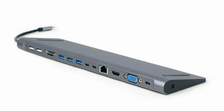 Docking station Gembird A-CM-COMBO9-01 9-in-1 USB-C