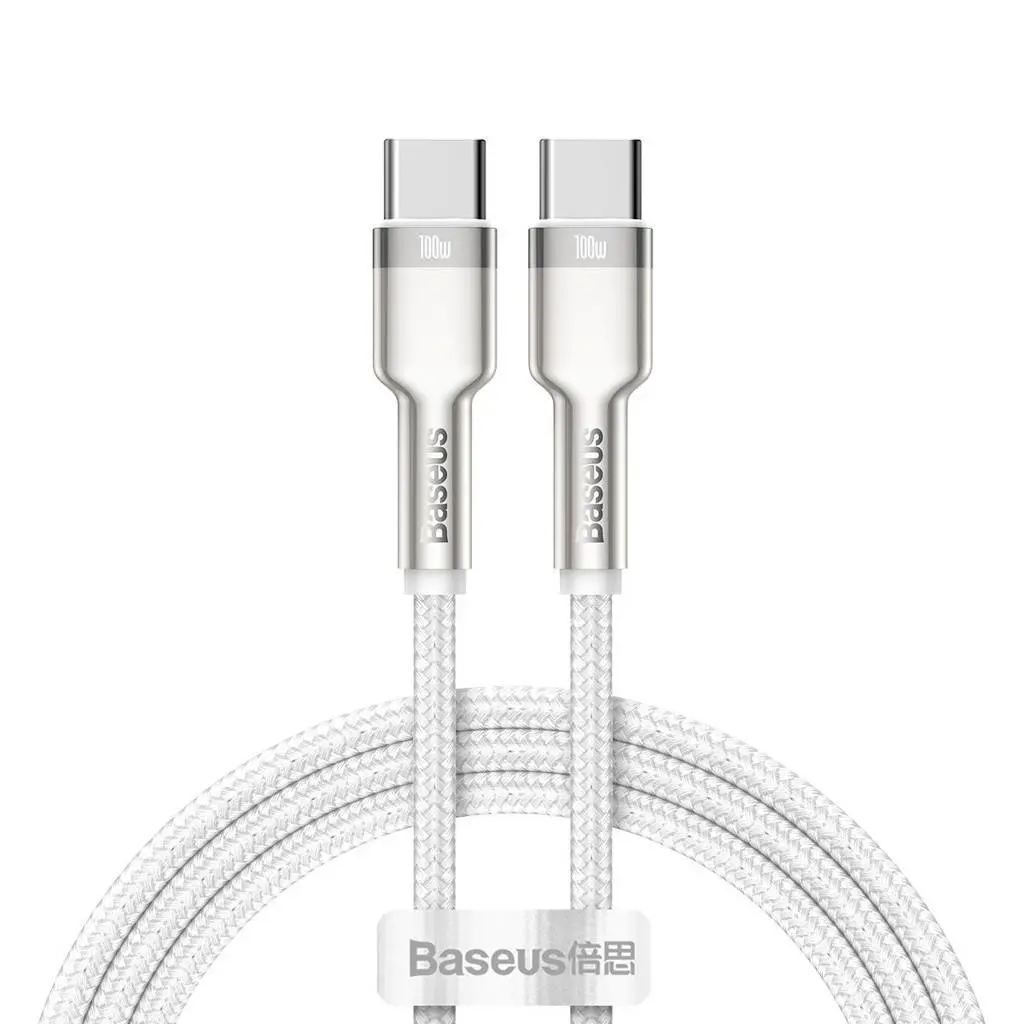 Cablu Baseus Cafule CATJK-C02 1m 100W alb