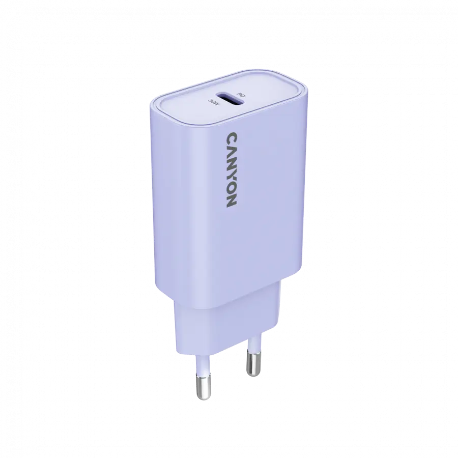 Încărcător rețea Canyon OnCharge 30CL 30W Mov