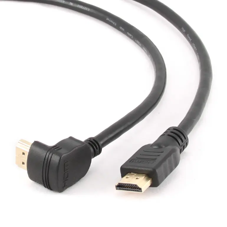 Cablu HDMI Cablexpert CC-HDMI490-6 1-8m 90 grade negru