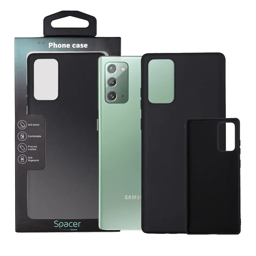 Husă Spacer Samsung Galaxy Note 20 silicon neagră