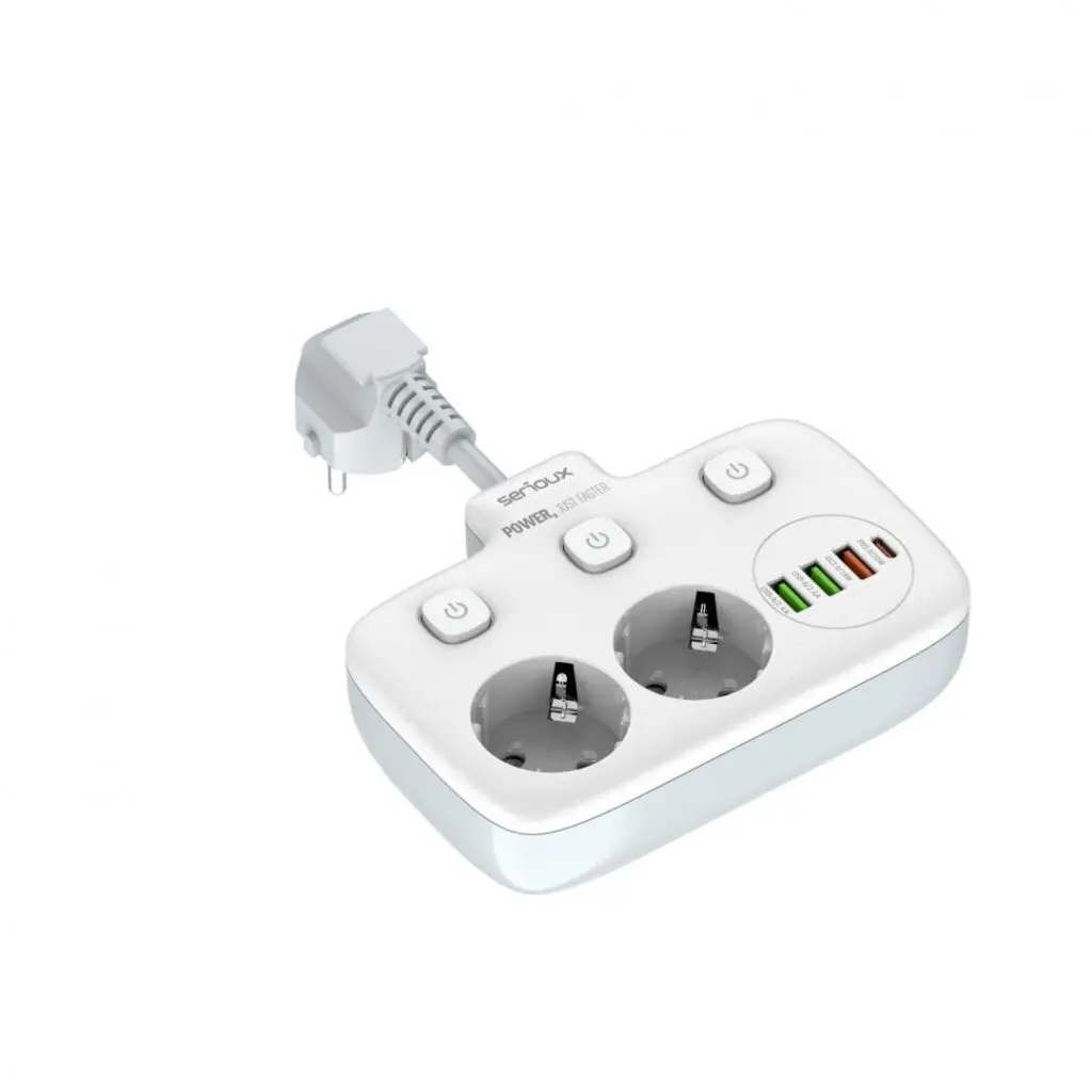 Prelungitor Serioux PS24W QC3 cu protectie supratensiune