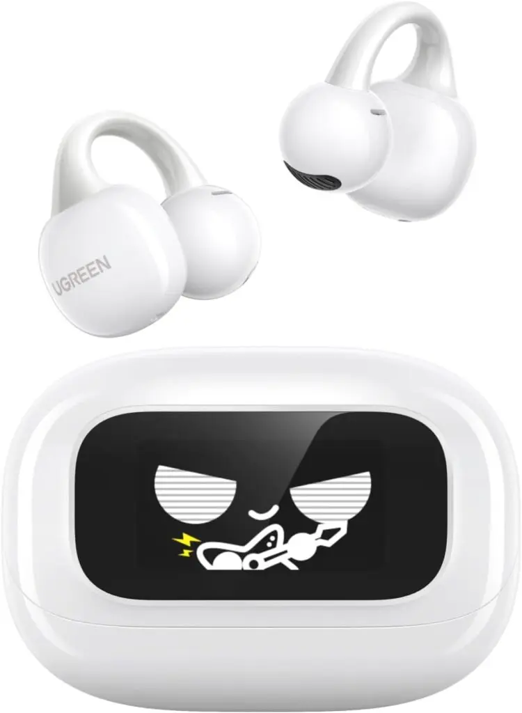 Casti Bluetooth 5.4, Noise Reduction, Latenta Scazuta – Ugreen HiTune S6 ClipBuds Magic WS208 (55136) – White
