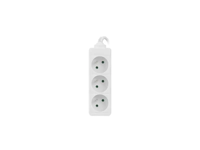 Prelungitor Lanberg PS0-03E-0300-W, 3 prize, 3m, alb
