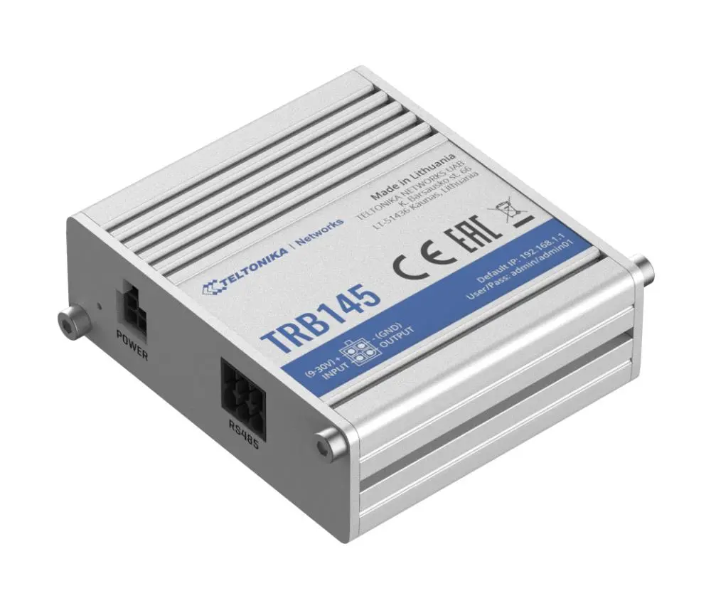 Gateway IoT Teltonika TRB145 RS485 LTE Cat 1