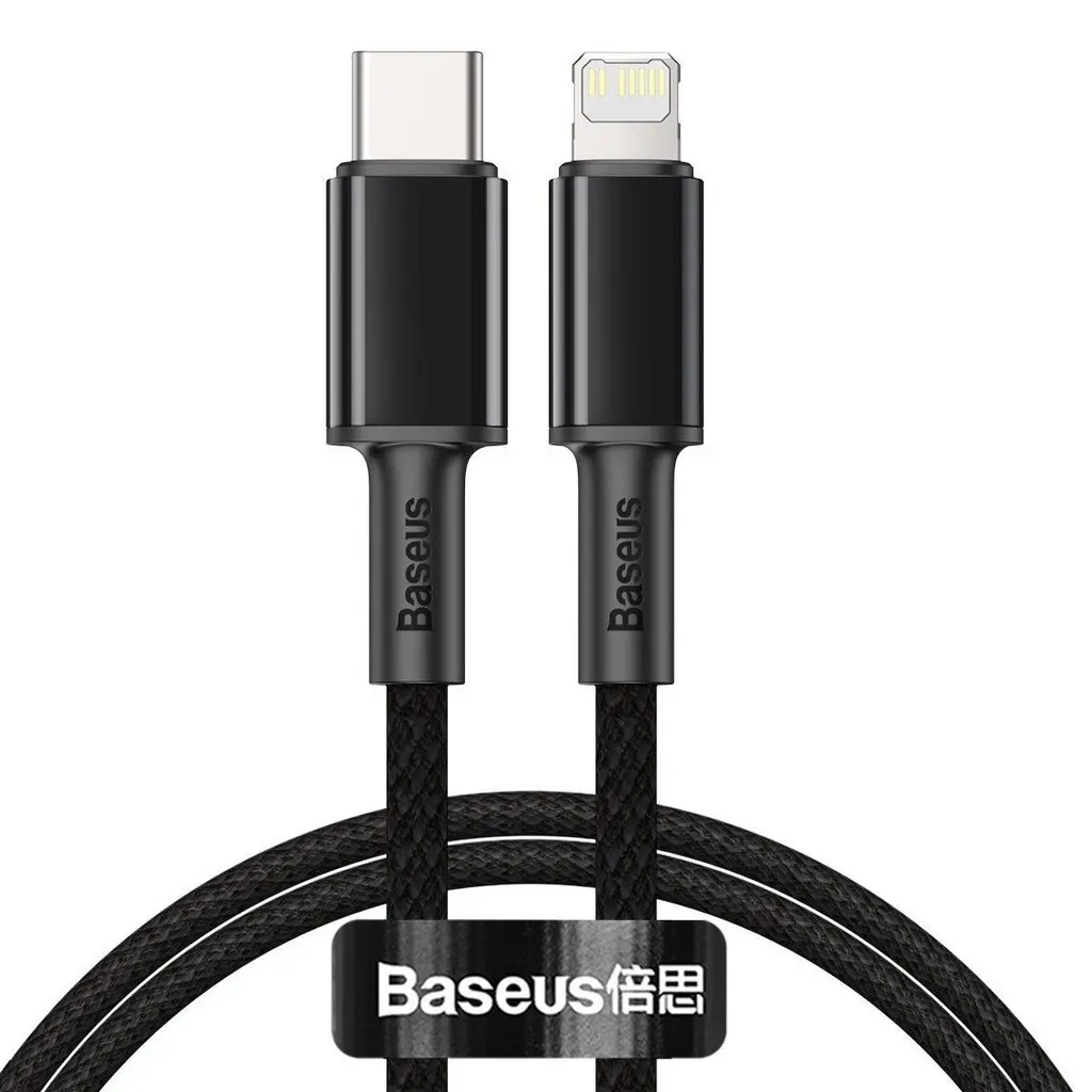 Cablu Baseus USB-C Lightning PD 20W 2m negru