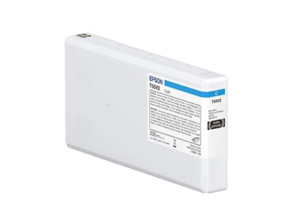 Cartus de cerneala EPSON C13T55W200, pigment, cyan, 200ml