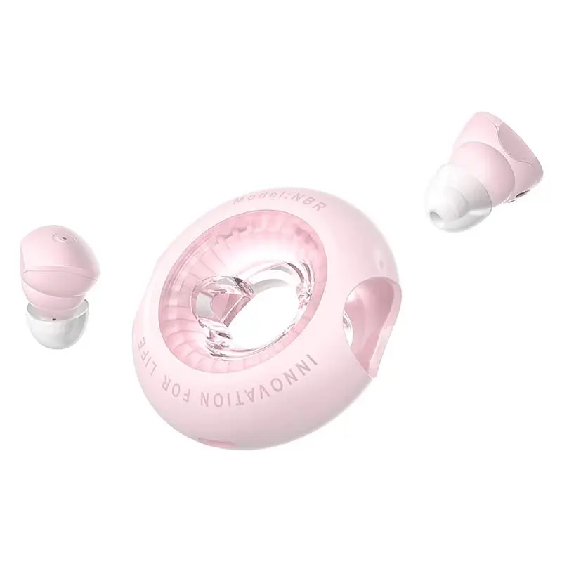 Căști wireless Vention Tiny T17 roz Bluetooth 5.3 IPX4