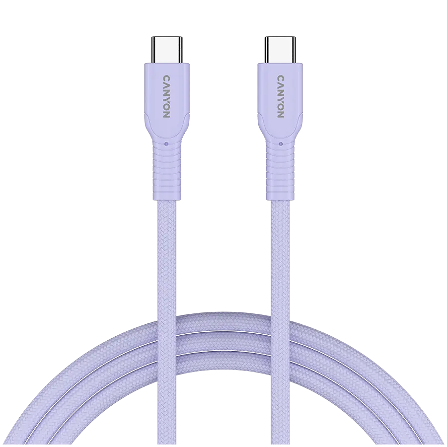 Cablu USB-C Canyon OnWire 60CL 60W 1m mov