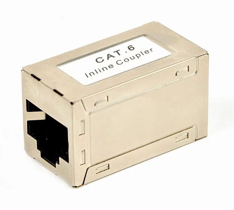 Cuplaj in linie Gembird CAT6 RJ45 FTP auriu