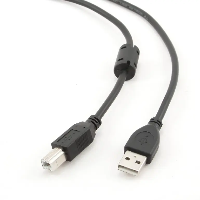Cablu imprimantă Gembird CCF-USB2-AMBM-15 4 5 m premium negru