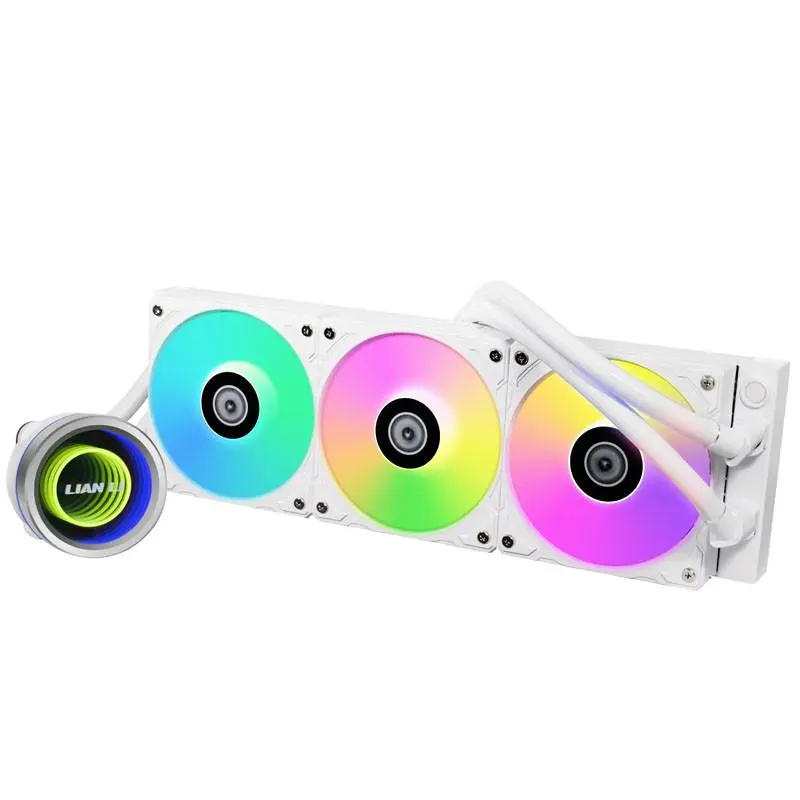 Cooler procesor Lian Li GALAHAD II 360 ARGB, alb, Lichid, 360mm