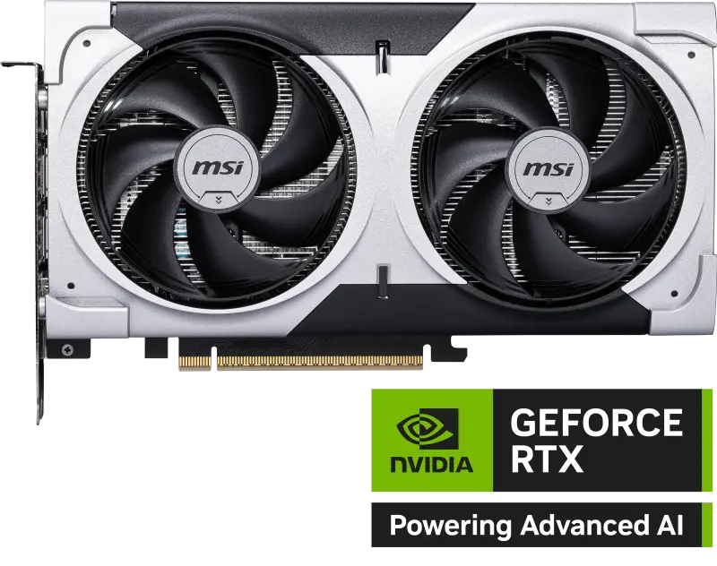 Placa video MSI GeForce RTX™ 5060 Ti 8G VENTUS 2X OC PLUS, 8GB GDDR7, 128-bit