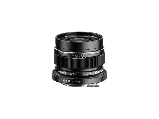 Obiectiv Olympus M.Zuiko Digital ED 12mm F2.0, MFT, Negru