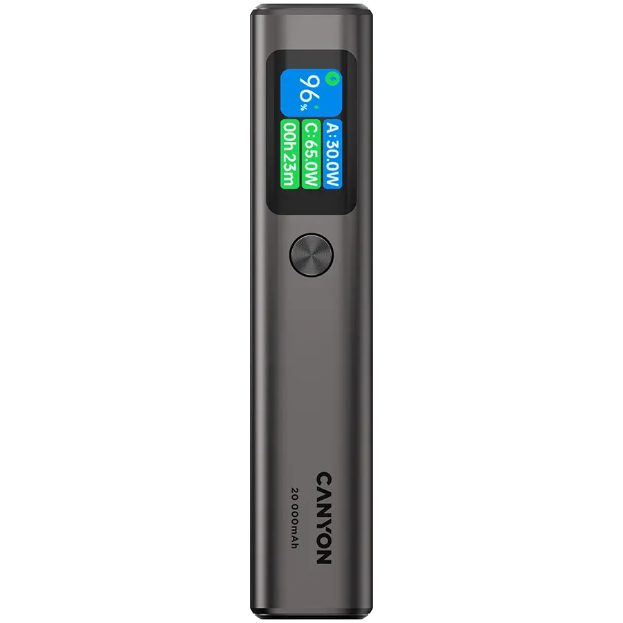 Power bank Canyon OnPower 230 20000 mAh 130W gri