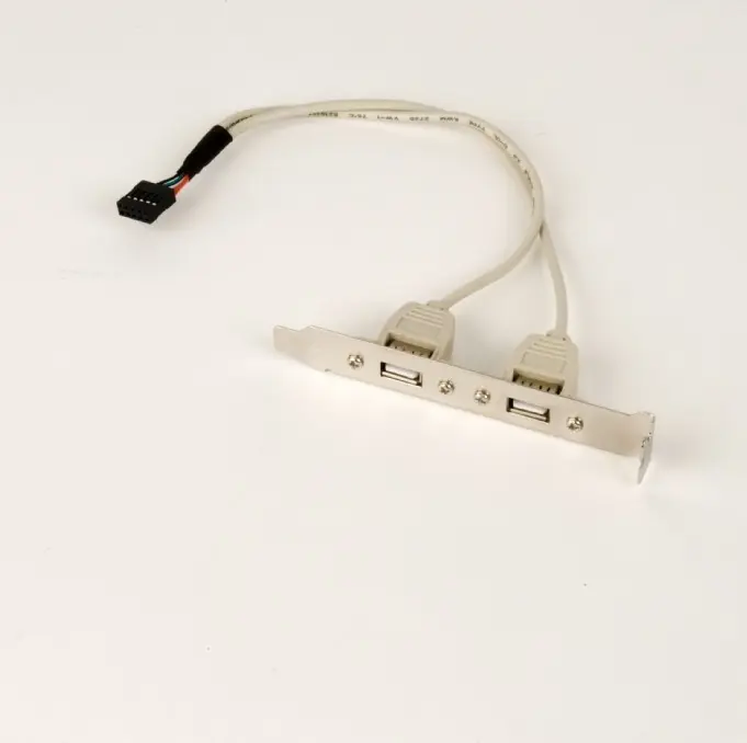 Bracket USB Gembird CCUSBRECEPTACLE 2 porturi