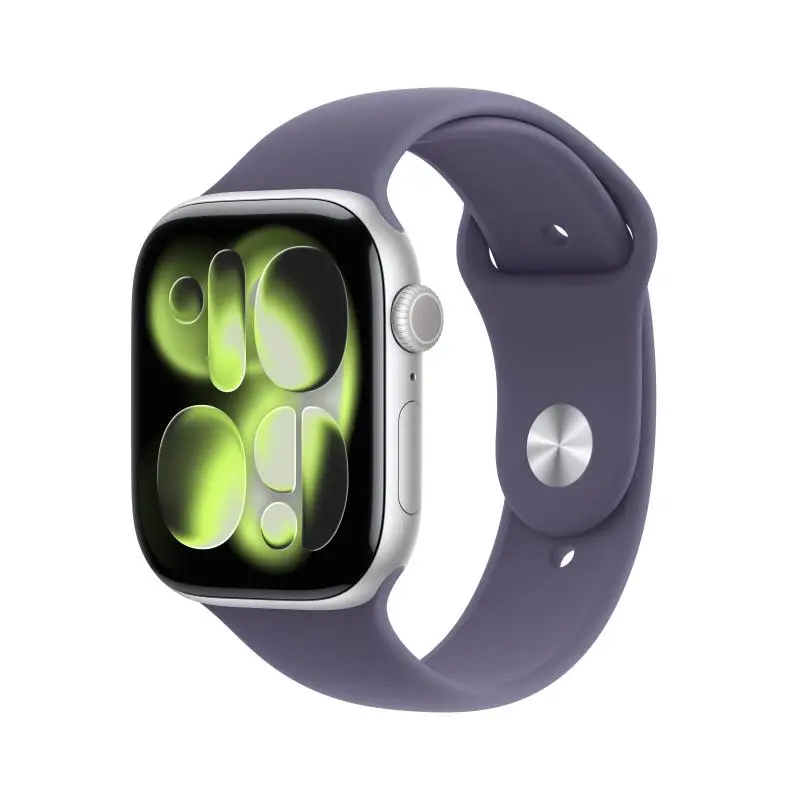 Apple Watch 11 GPS Cellular 46mm Silver Purple Fog M/L