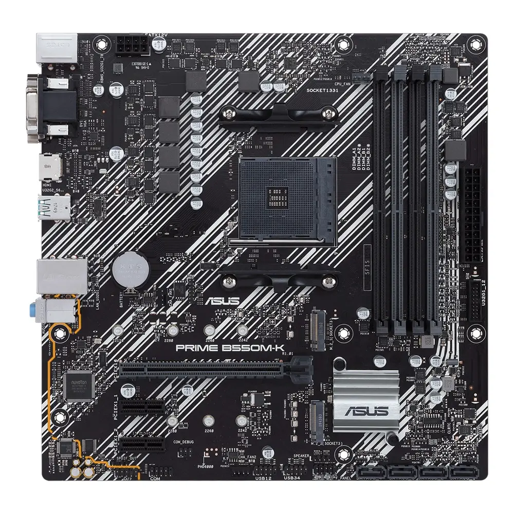 Placa de baza ASUS PRIME B550M-K Socket AM4