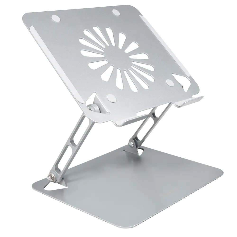 Stand notebook Spacer SPNS-FOLD-L 15.6″ pliabil ajustabil gri