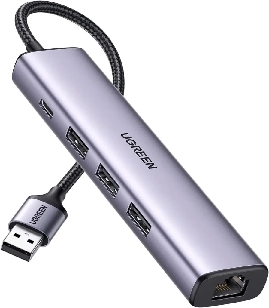 Adaptor rețea Ugreen 60554 USB 3.0 Gigabit + 3×USB