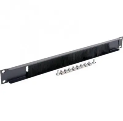 Panou perie rack Gembird 19A-BRUSH-02 1U negru