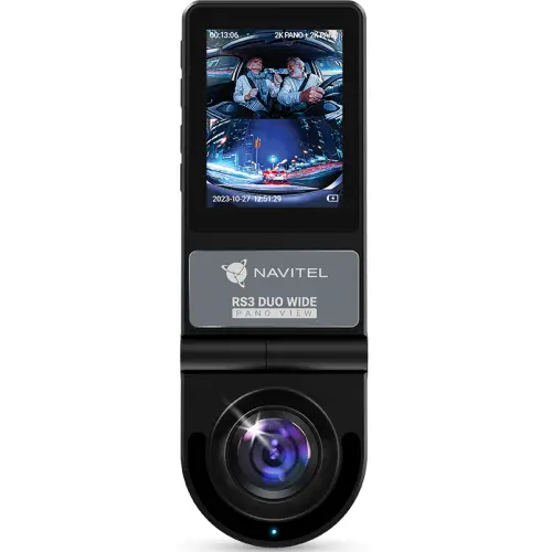 Camera Auto DVR NAVITEL RS3 DUO WIDE cu 2 camere 2K si filmare 240° „RS3 DUO” (timbru verde 1.2 lei)