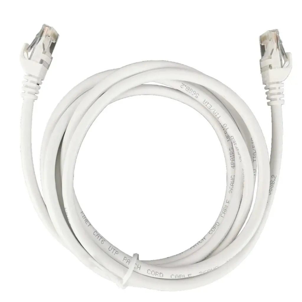 Cablu patch cord Spacer UTP Cat6 2 m alb