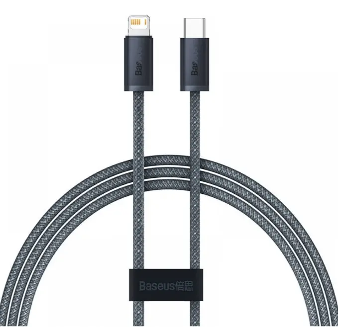 Cablu Baseus Dynamic USB-C Lightning 20W 1m gri
