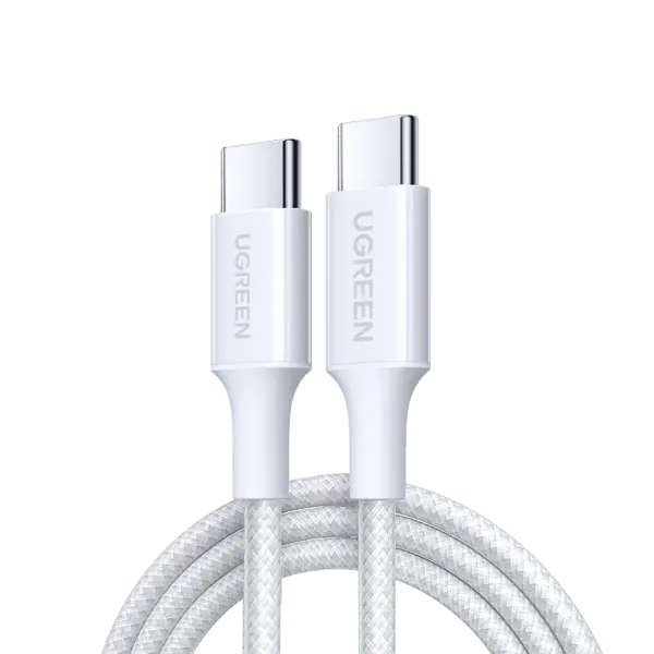 Cablu de Date USB-C la USB-C, UGREEN L501, 3A, 60W, 1m, Negru