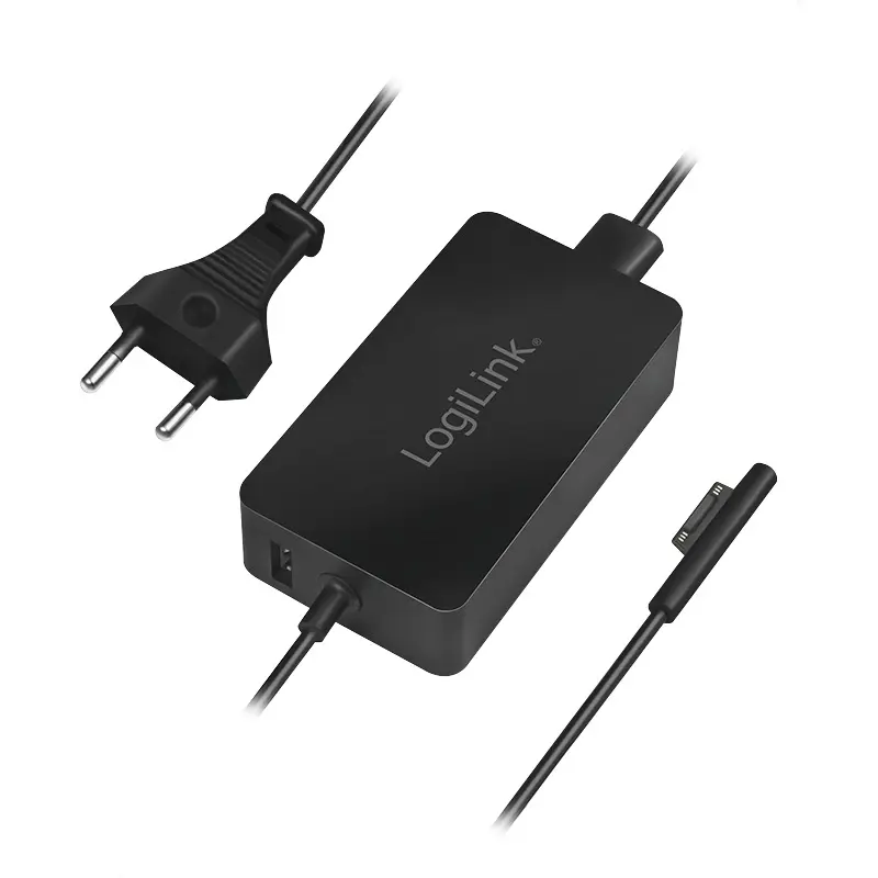 ALIMENTATOR retea 220V LOGILINK, pentru Microsoft Surface, compatibil cu Pro 6/4/3 si Laptop/Go/Book, 44W, USB 5V/1A, 0