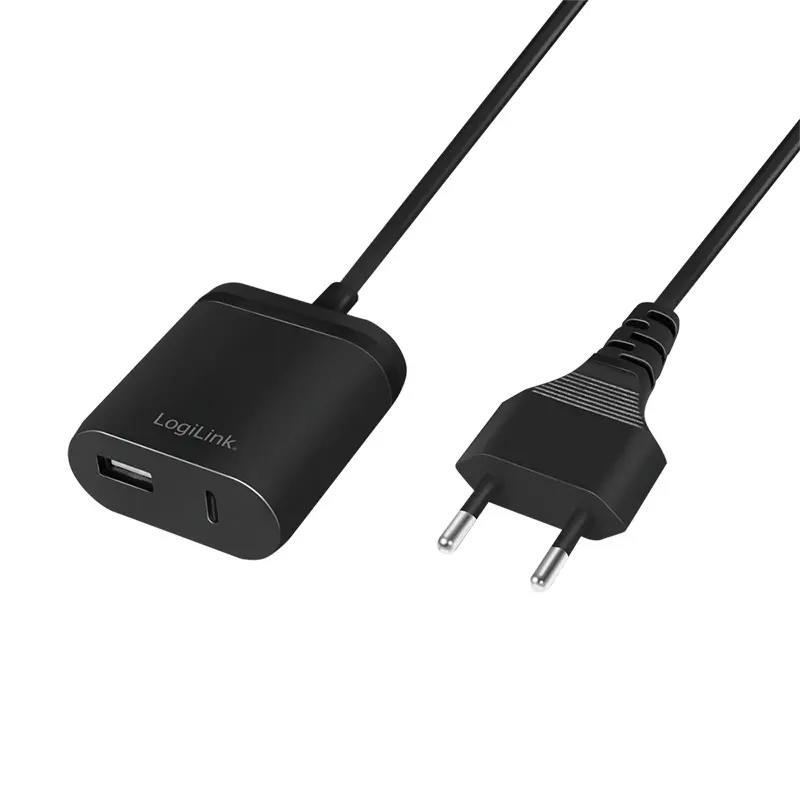 Încărcător rețea Logilink PA0256 USB-C USB-A 12W