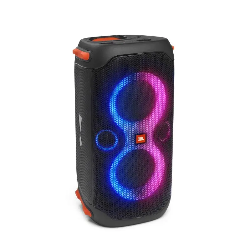 Sistem audio portabil JBL Partybox 110, 160W, Original Pro Sound, Dynamic light, Bluetooth, USB, Baterie 12H, IPX4, Negru