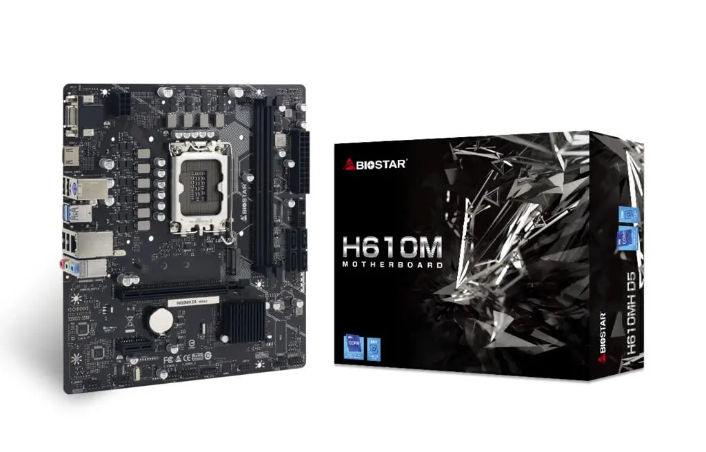 Placă de bază Biostar H610MH D5 LGA1700 DDR5 mATX
