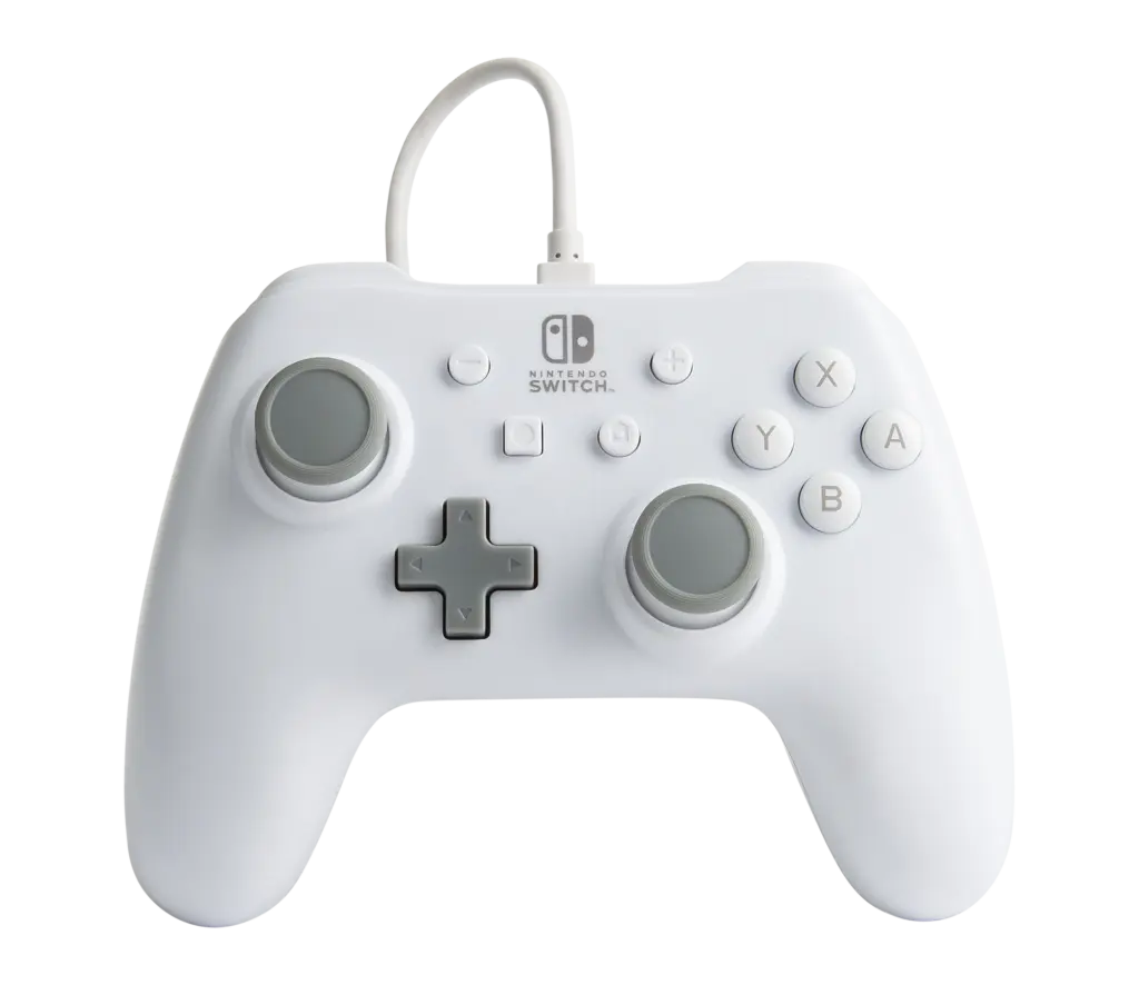Controller cu fir PowerA Wired Nintendo Switch Alb