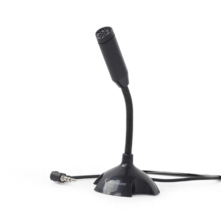 Microfon Gembird MIC-D-02 desktop jack 3-5 mm negru