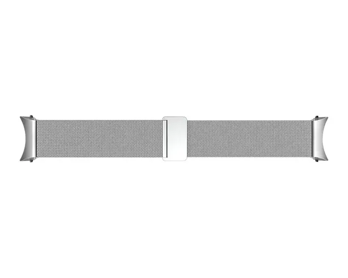 Curea Samsung Milanese Galaxy Watch4 44mm argintiu 20mm M/L