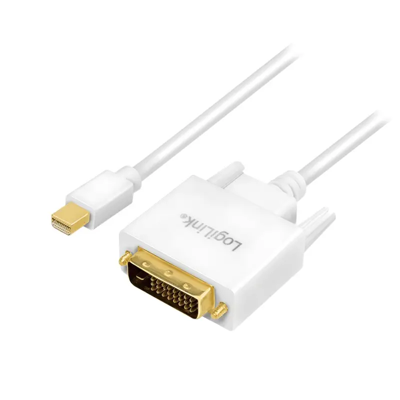 Cablu Mini DisplayPort, LogiLink, DP 1.2 to DVI, alb, 1.8m „CV0137”