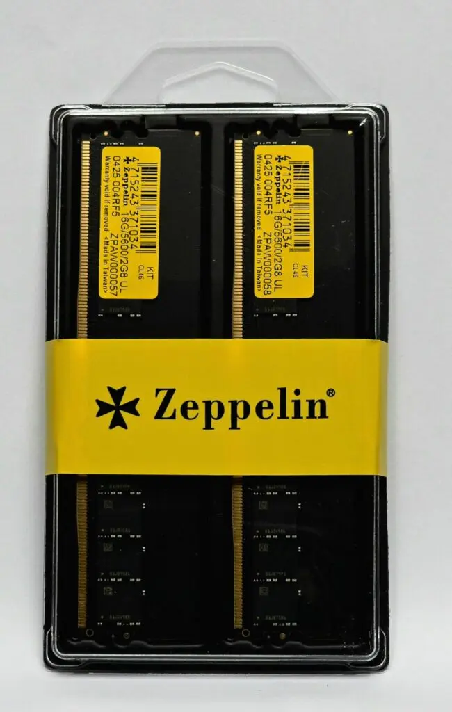 Memorie DDR Zeppelin, DDR5 32GB frecventa 5600 Mhz (kit 2x 16GB) dual channel kit (retail)
