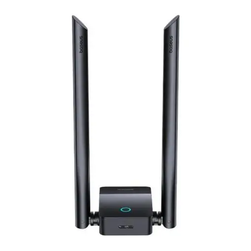 Adaptor WiFi Baseus FastJoy, 1300 Mbps, Conector USB, Negru
