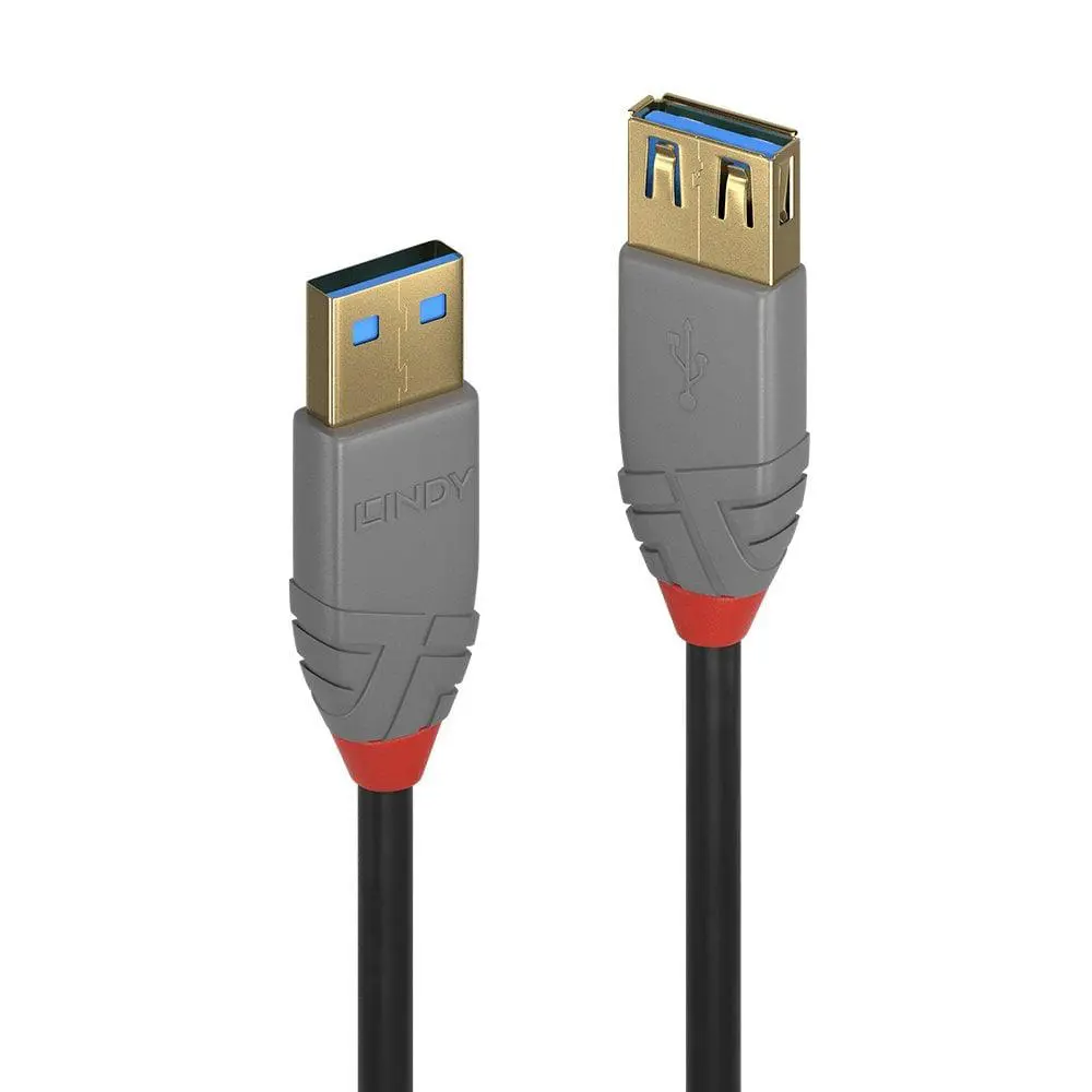 Cablu prelungitor USB-A Lindy LY-36761 1m negru