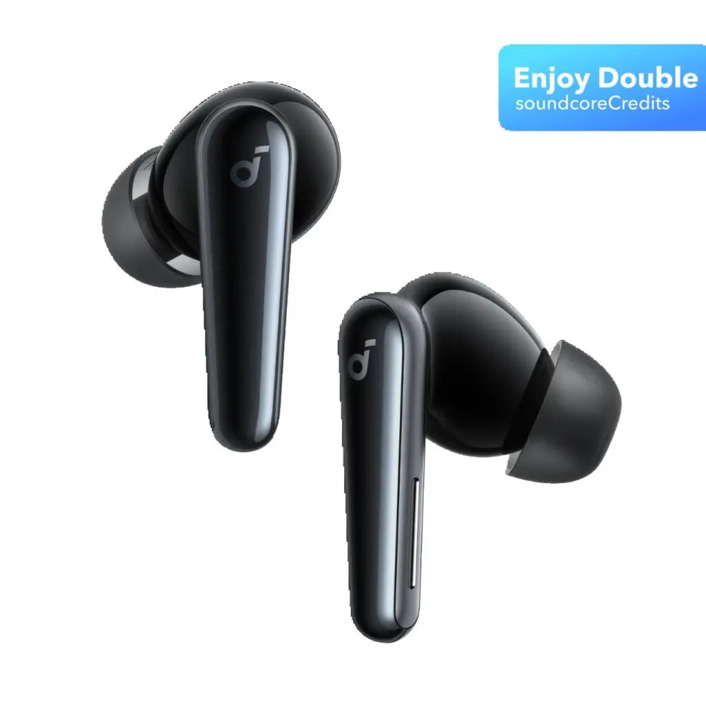 Căști Anker Soundcore Liberty 5 wireless negre ANC Dolby Audio