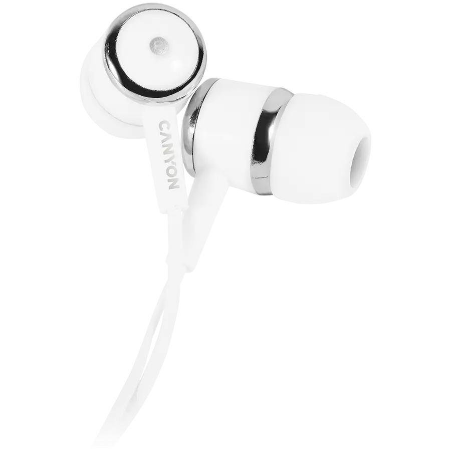 Casti Canyon EPM- 01 cu microfon, Alb