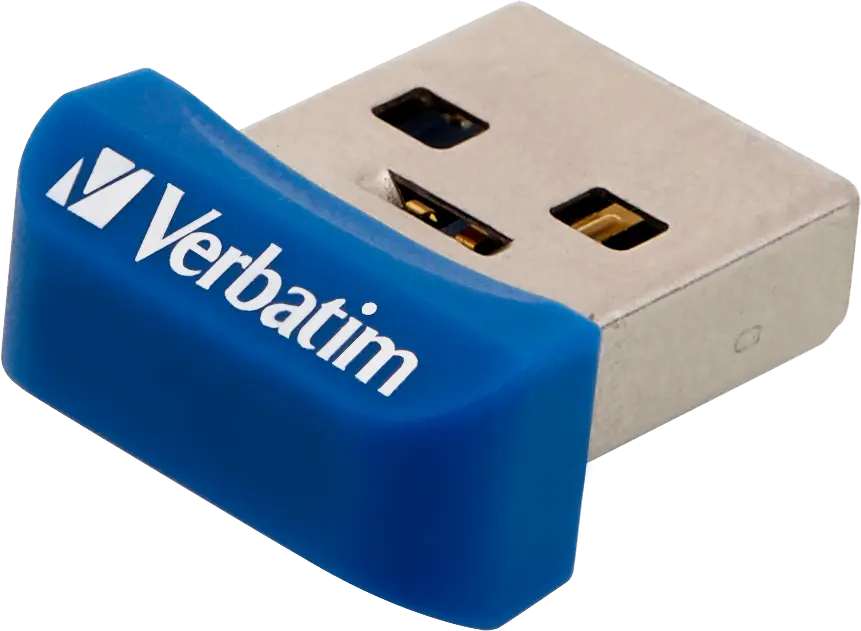 Memorie USB Verbatim Store n Stay Nano 64 GB USB 3.2 Gen 1 Albastru