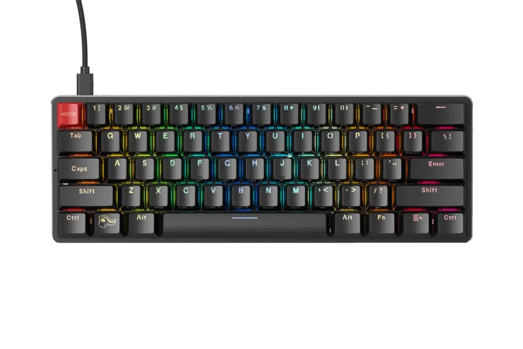 Tastatură mecanică Glorious GMMK Compact Brown RGB US