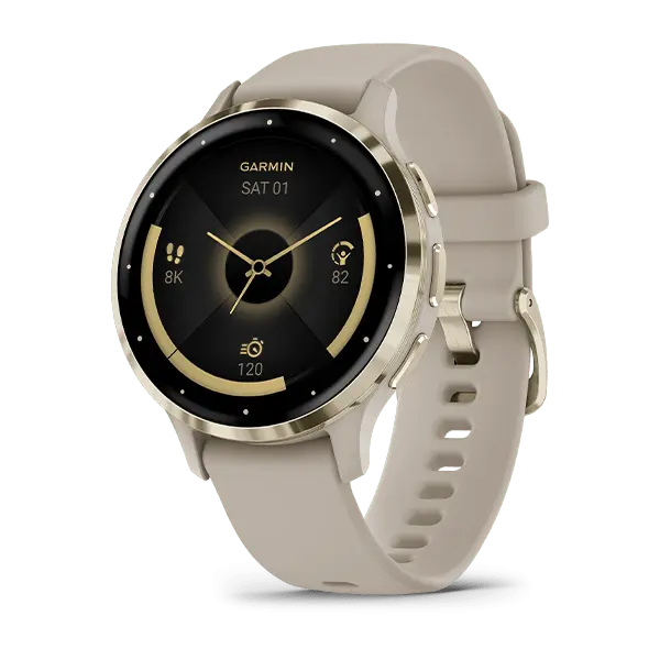 Smartwatch Garmin Venu 3S French Gray Soft Gold GPS Wi-Fi