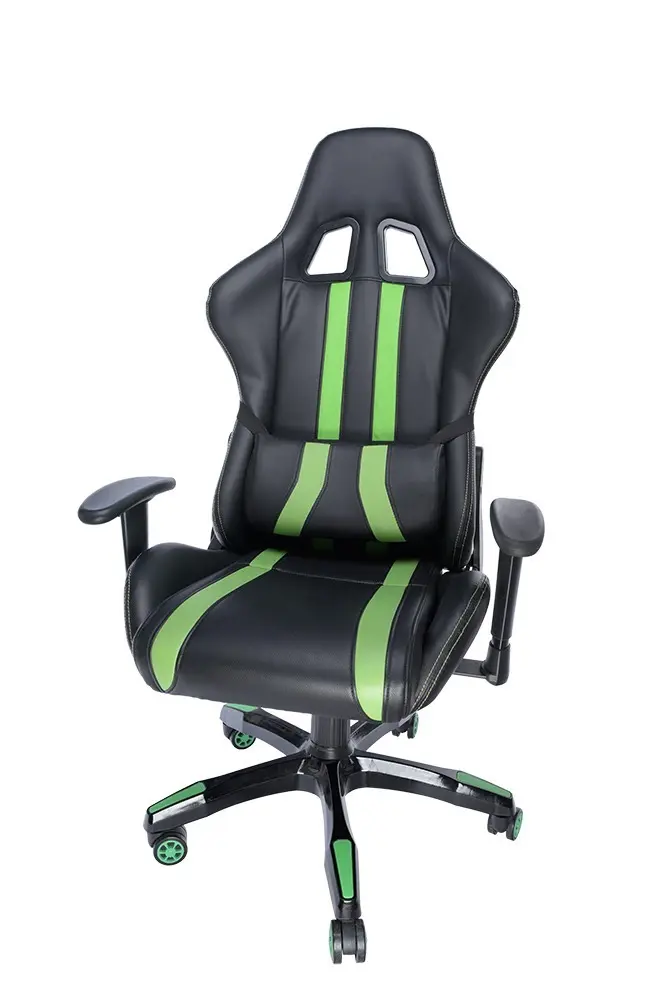Scaun gaming Spacer Trinity negru verde