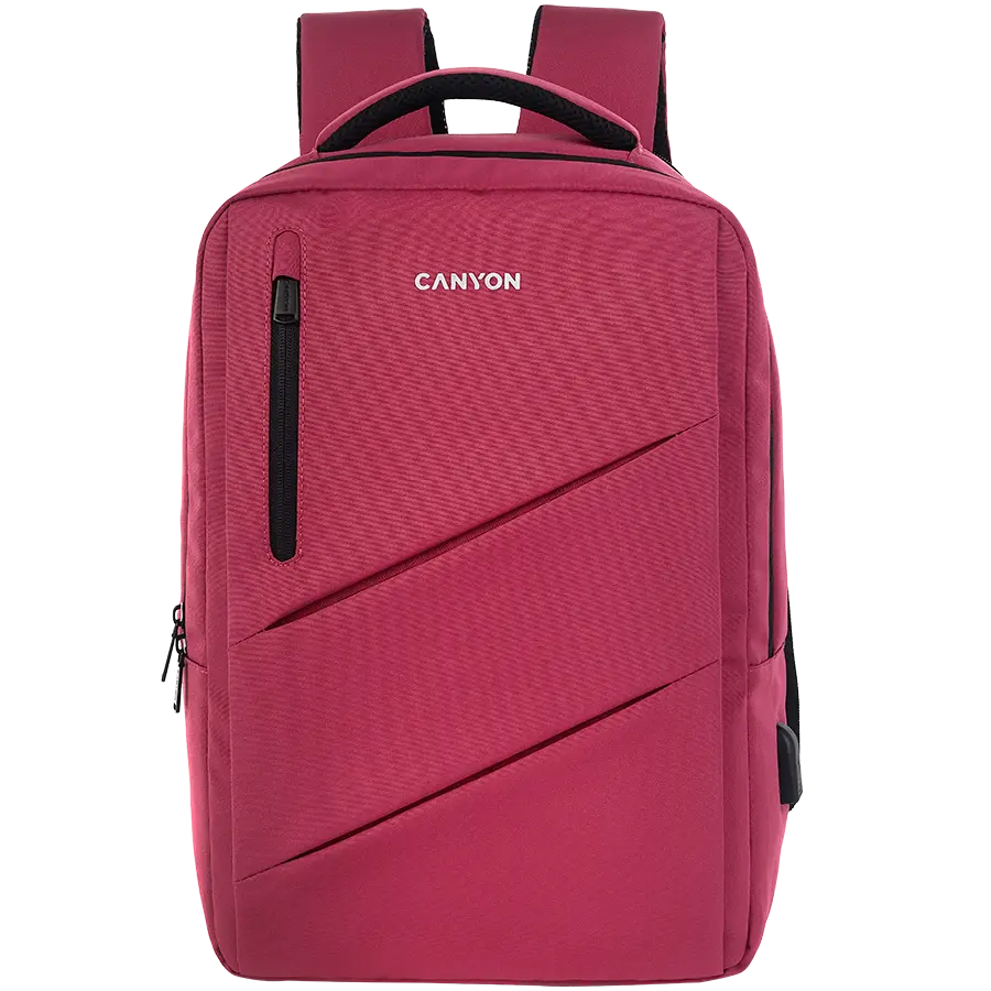 Rucsac laptop Canyon BPE-5 Urban USB roșu 15.6″