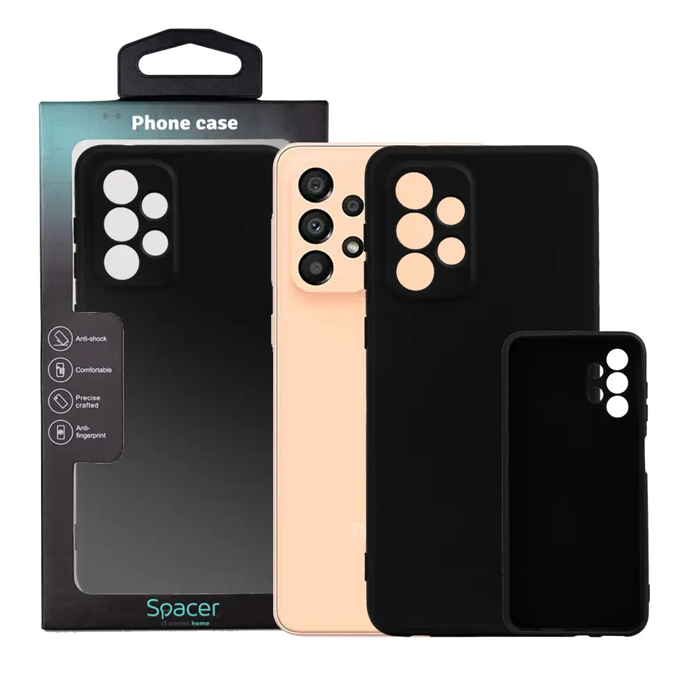 Husă Spacer Samsung Galaxy A33 silicon neagră